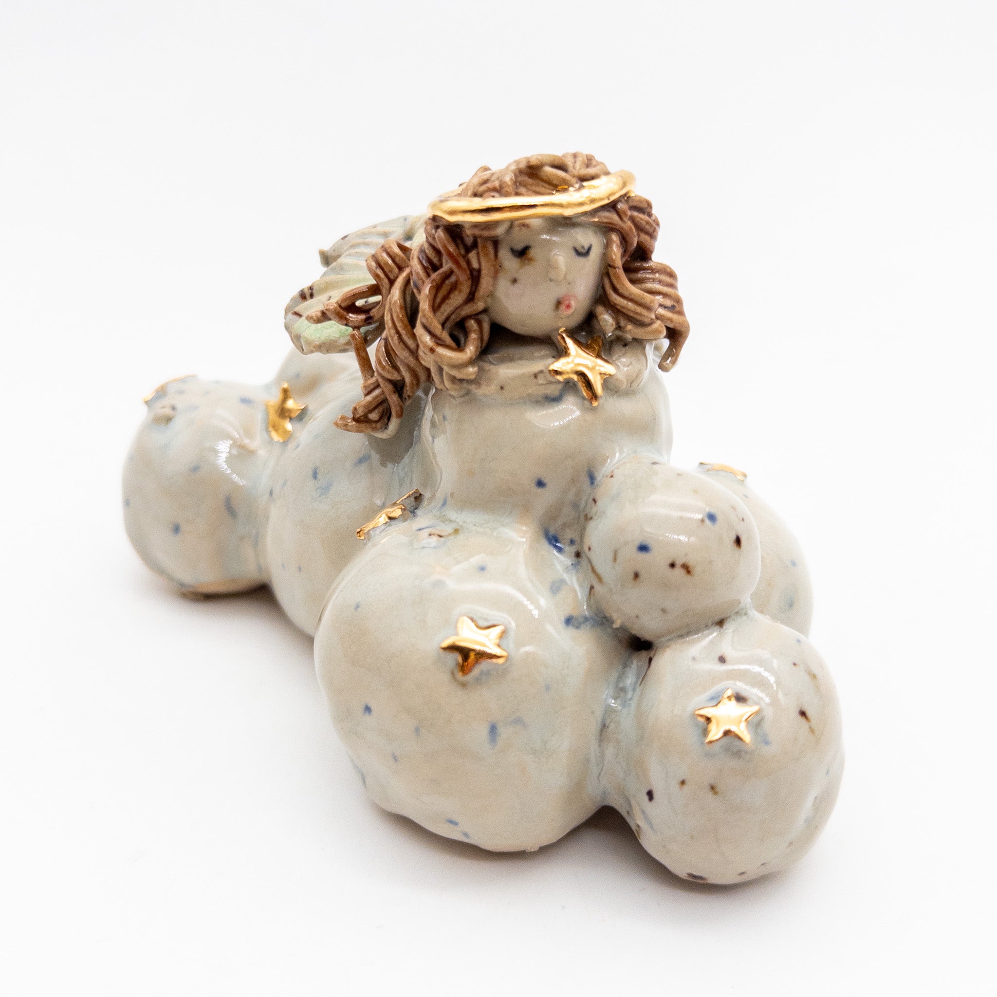 Sovende engel på sky