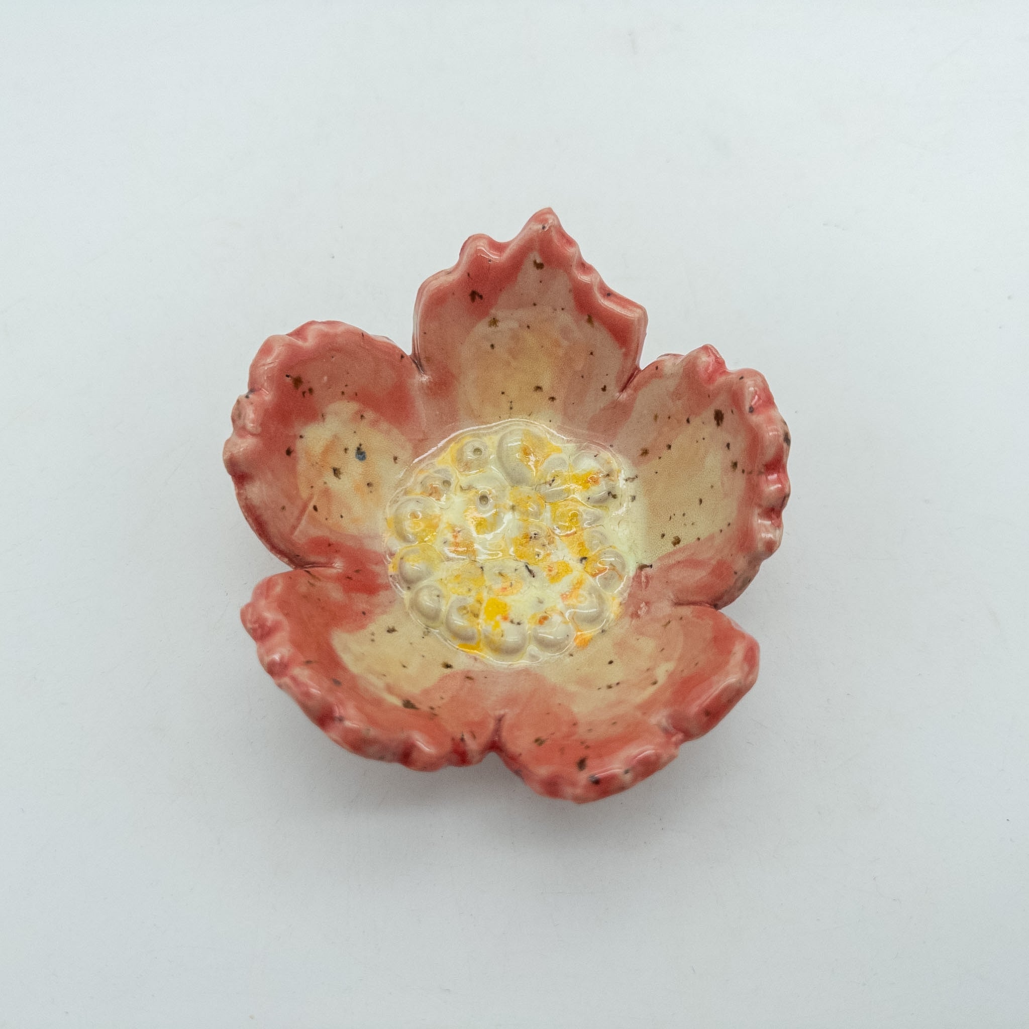 Blomsterskål - farvet