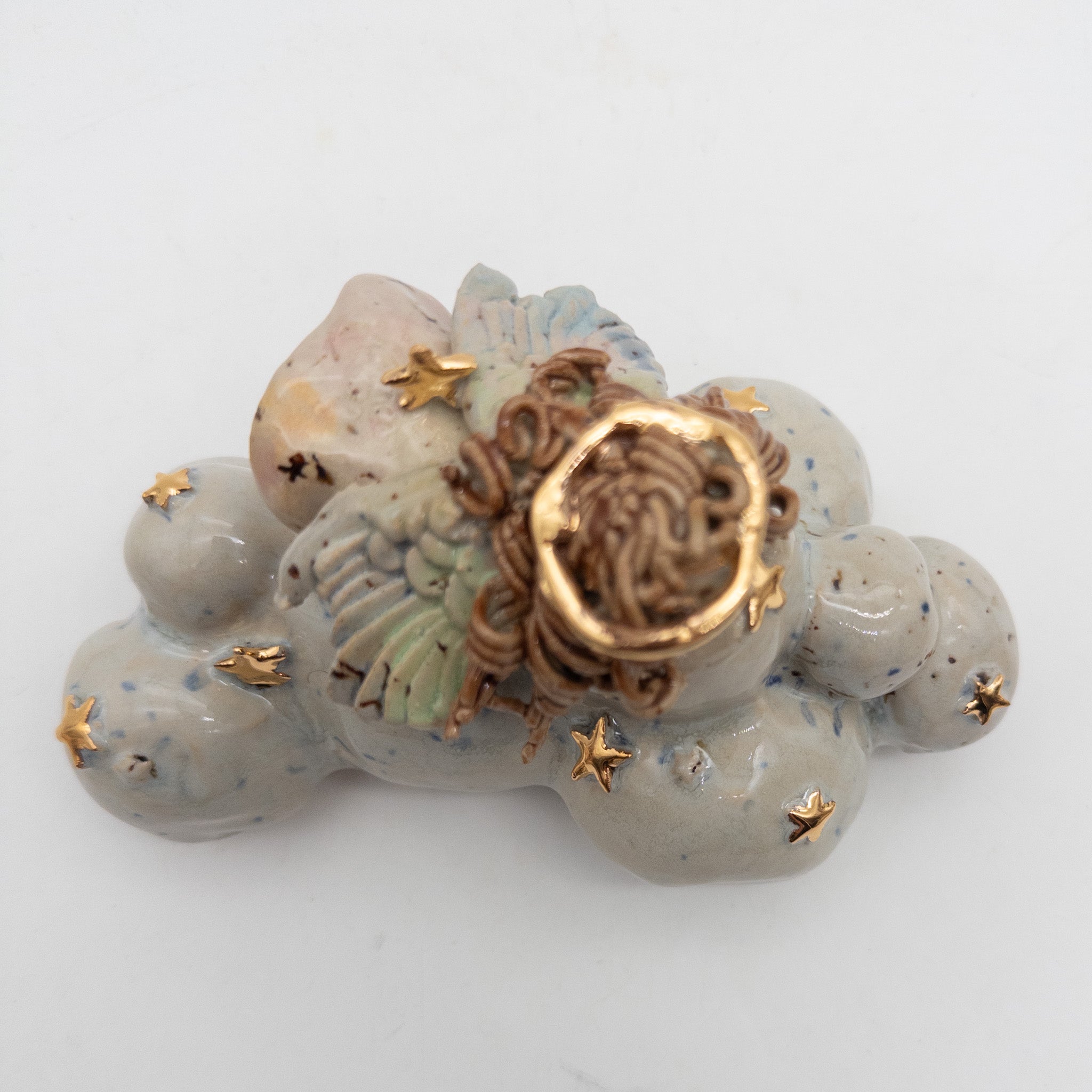 Sovende engel på sky