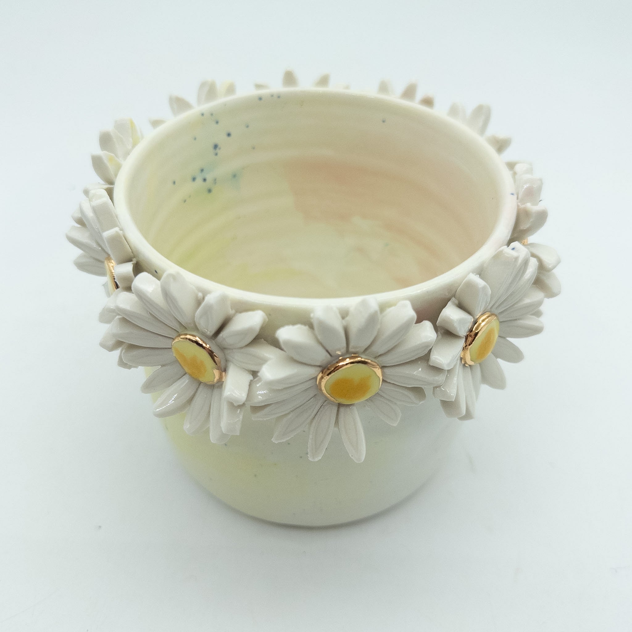 Krukke med margueritter