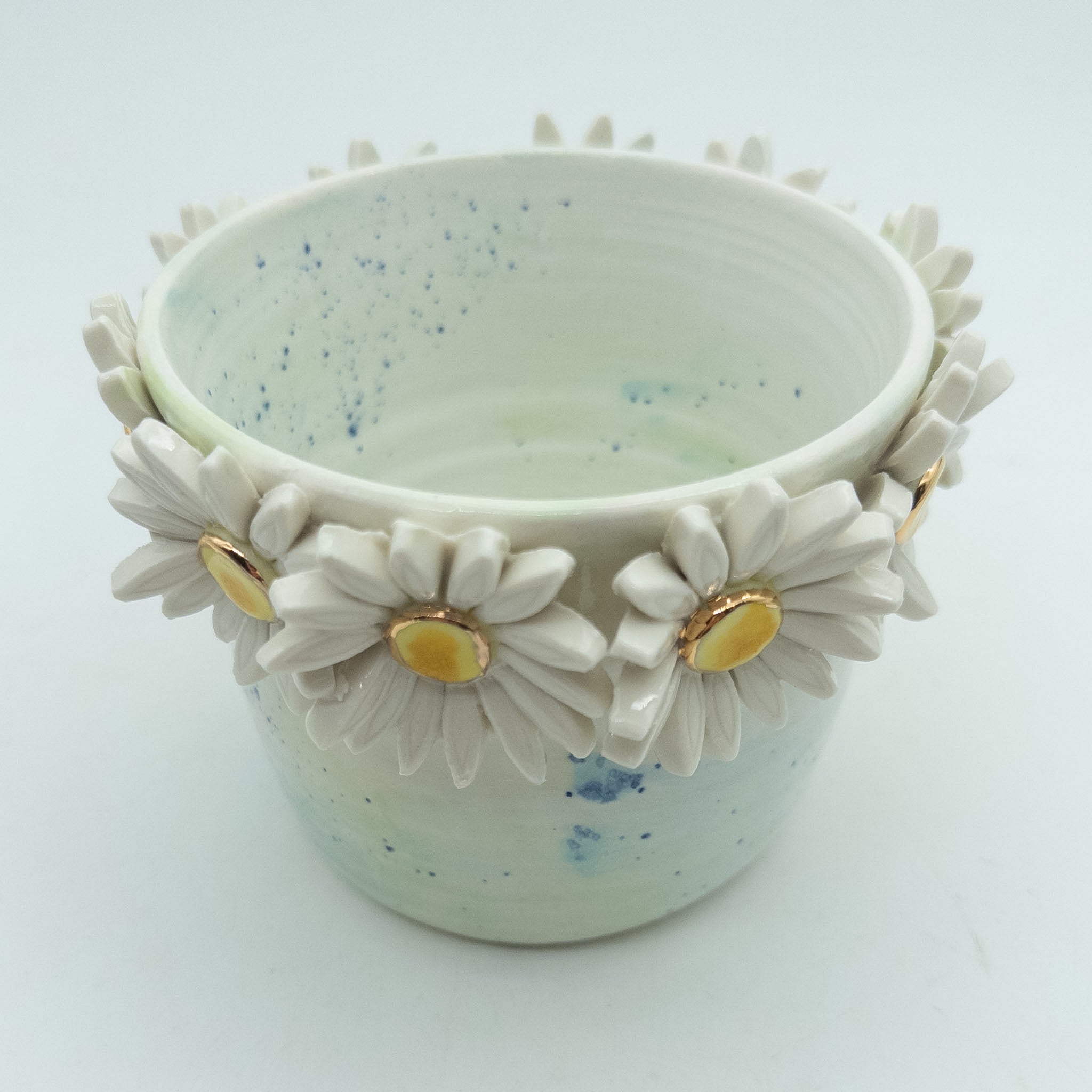 Krukke med margueritter