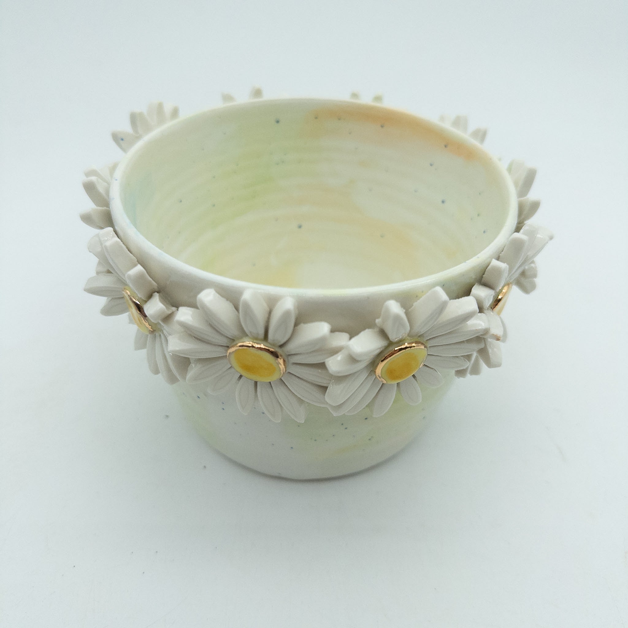 Krukke med margueritter