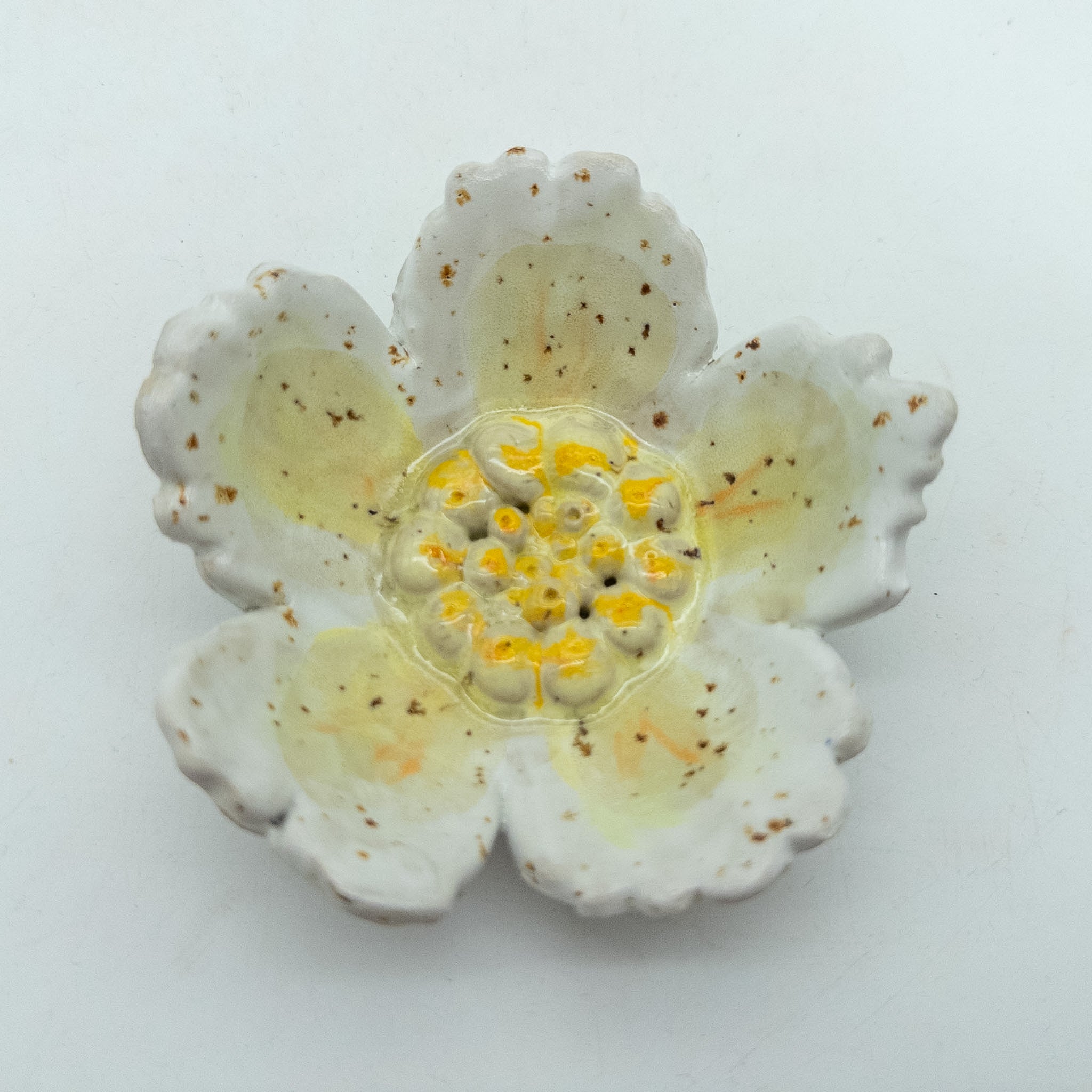 Blomsterskål - farvet