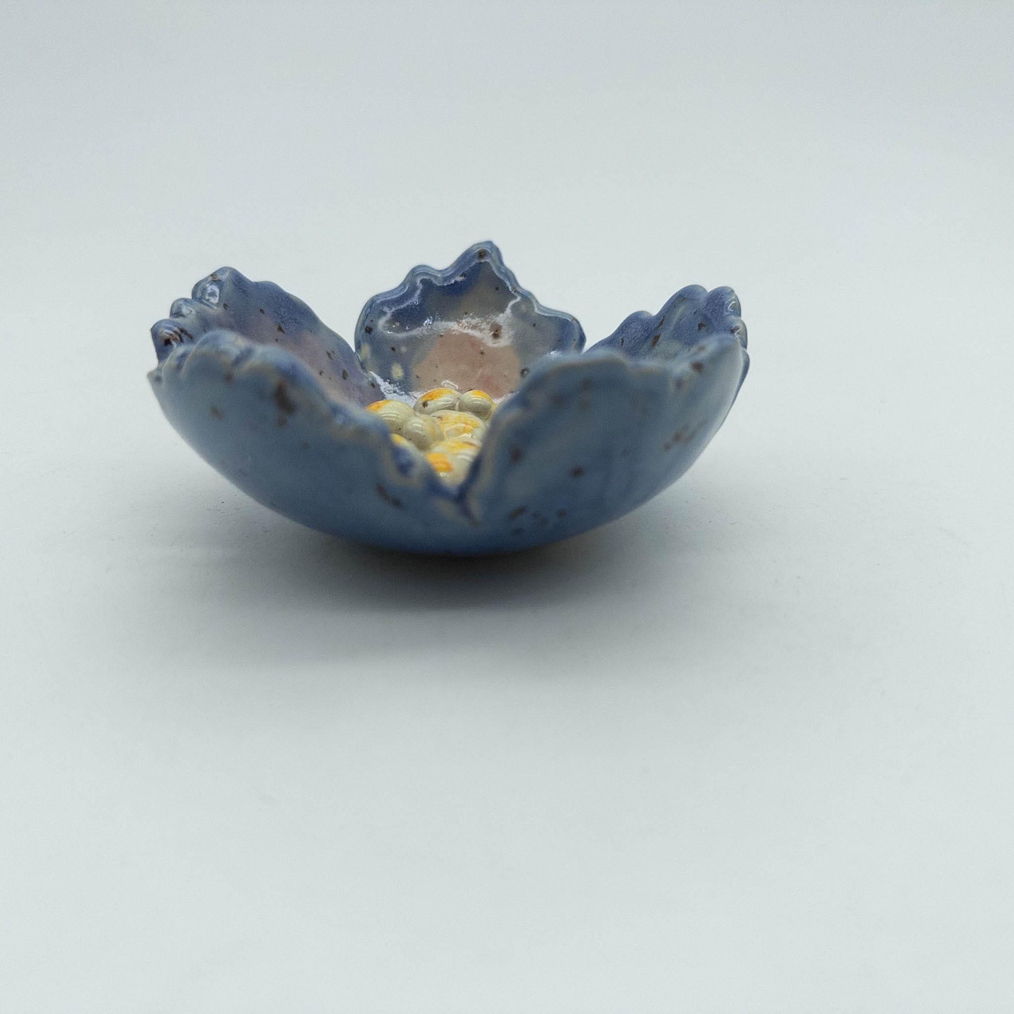 Blomsterskål - farvet