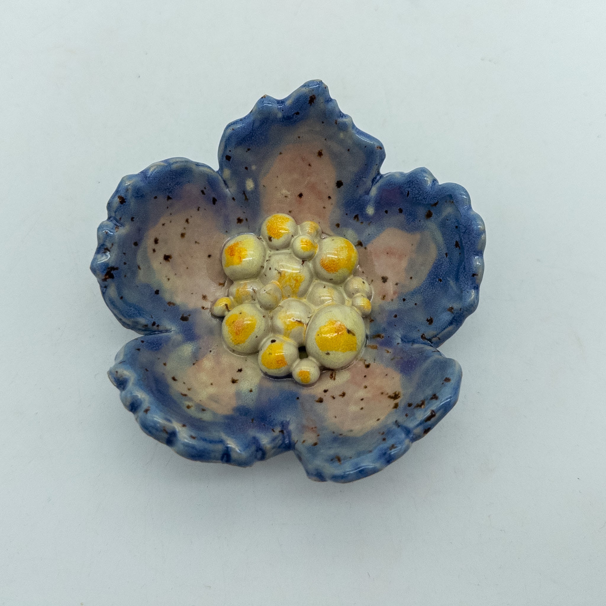 Blomsterskål - farvet