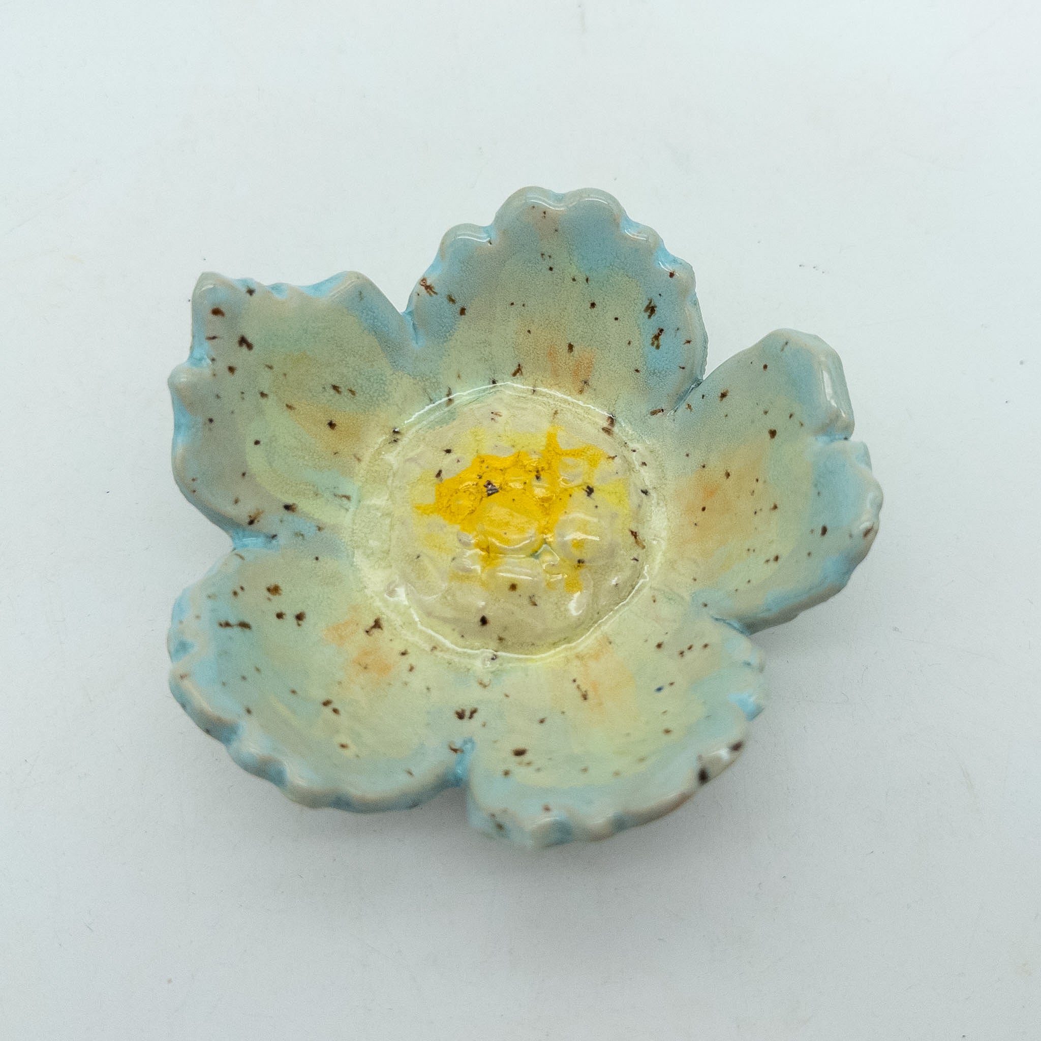 Blomsterskål - farvet