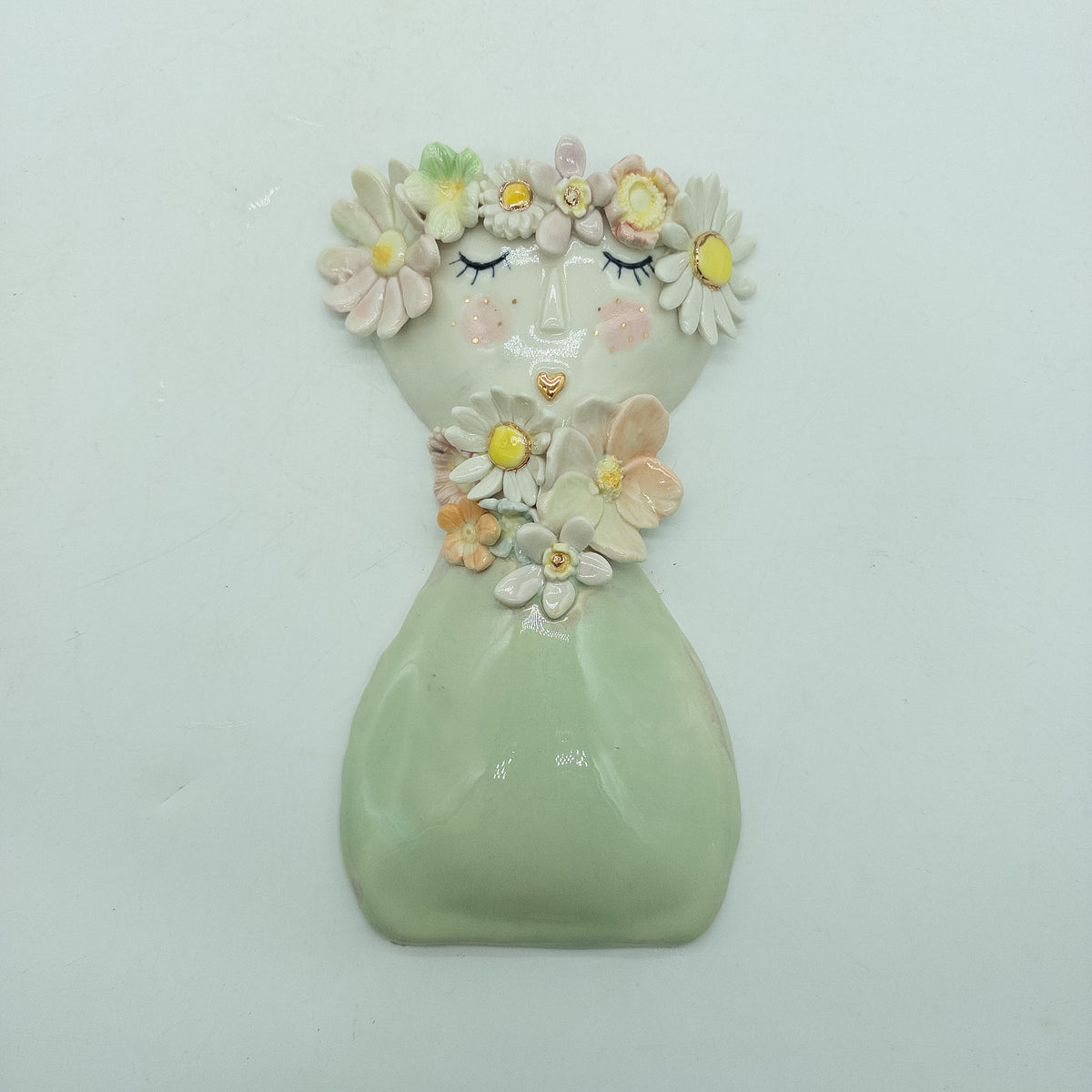 Gaia - Blomsterdame vægvase 2. sort