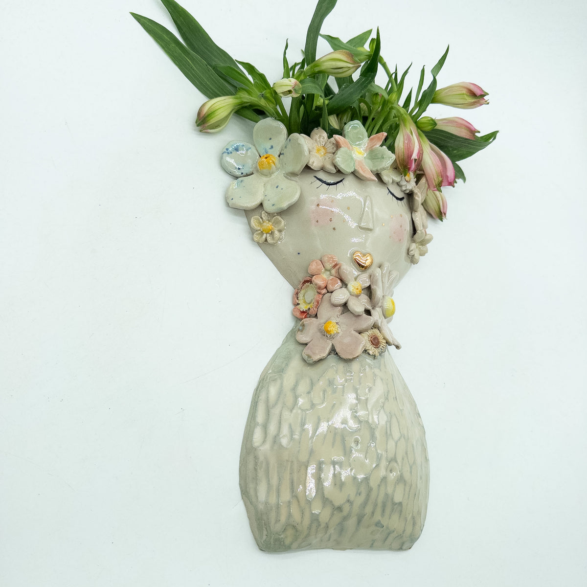 Gaia - Blomsterdame vægvase