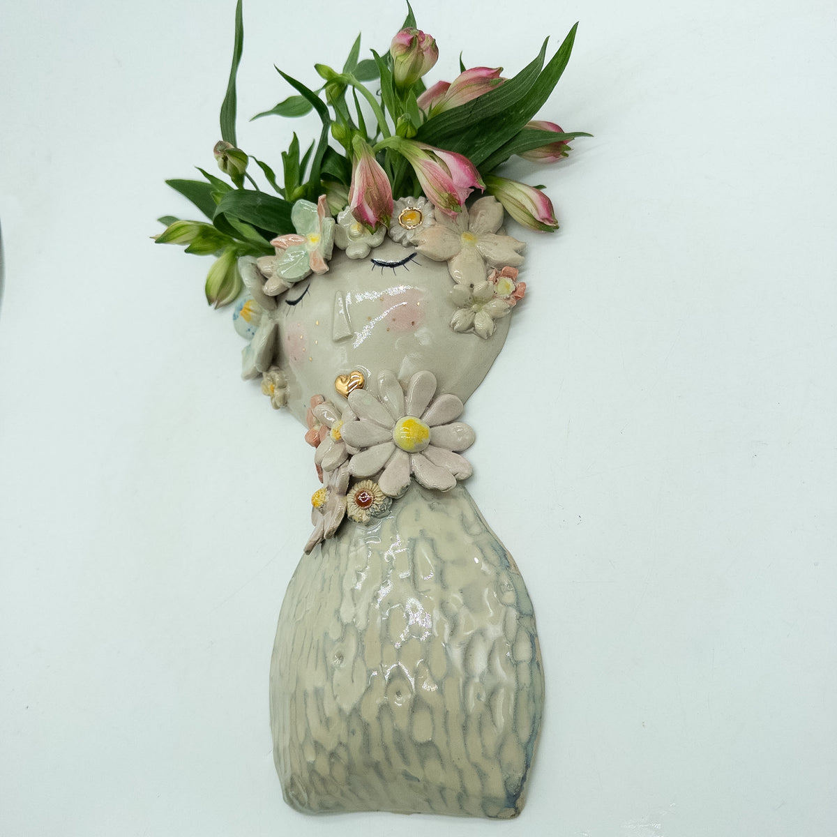 Gaia - Blomsterdame vægvase