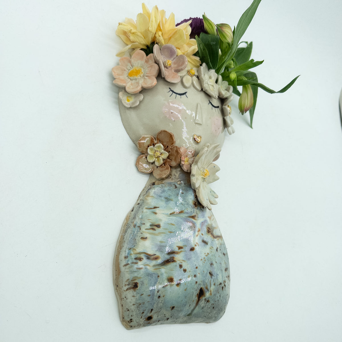 Gaia - Blomsterdame vægvase