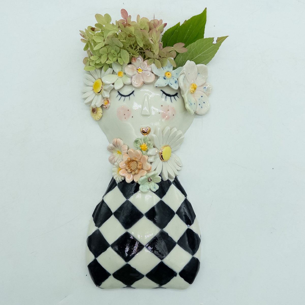 Gaia - Blomsterdame vægvase