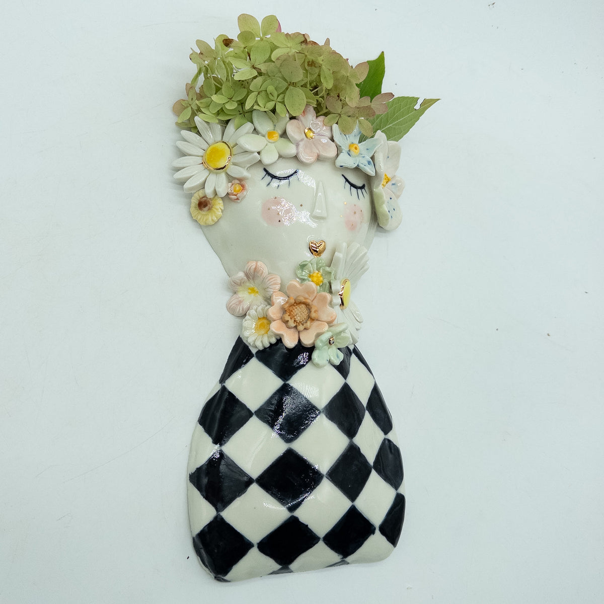 Gaia - Blomsterdame vægvase