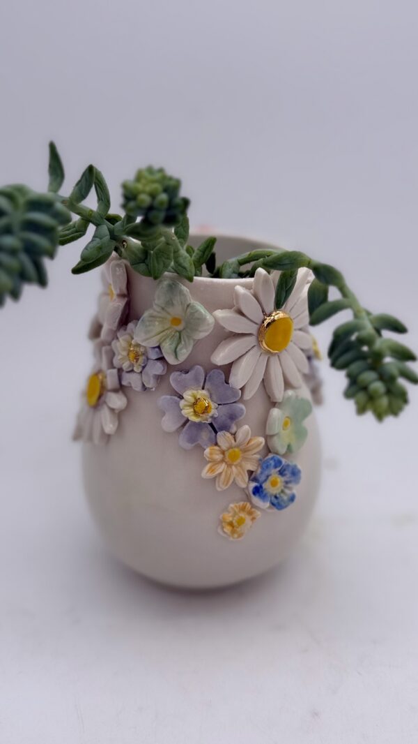 Vase med blomster 2. Sort