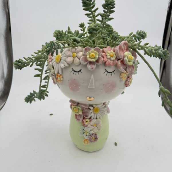 Stor blomsterdame