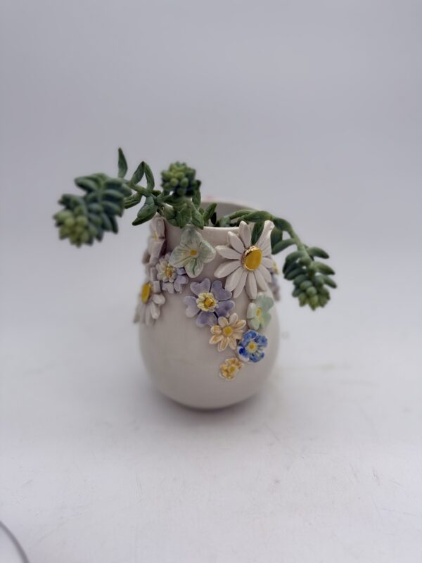 Vase med blomster 2. Sort - Image 3