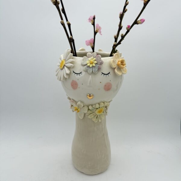 Blomsterdame vase