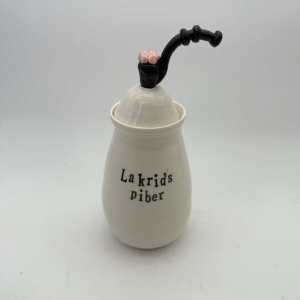 Lakridspibe krukke