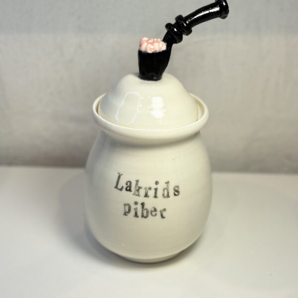 Lakridspibe krukke