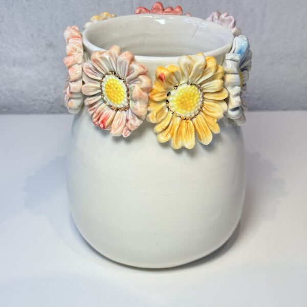 Vase med blomster 2. Sort