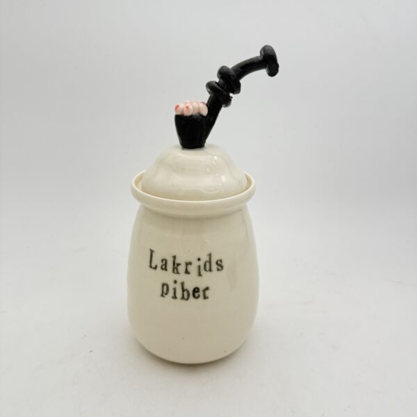 Lakridspibe krukke
